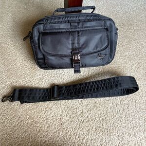 Lug Sidecar Convertible Crossbody-Black-NWOT